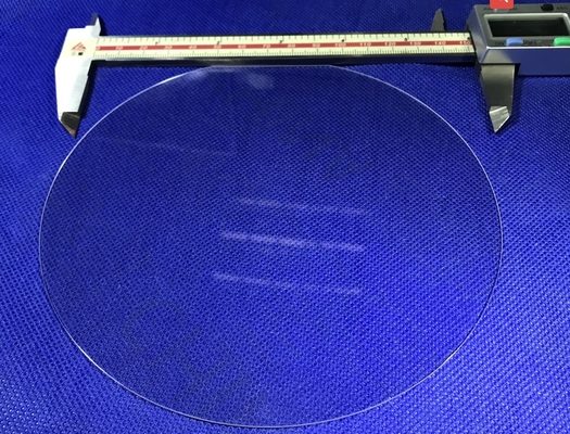 Kreisförmige transparente Sapphire Optical Windows Quartz Customized Sapphire Lens Wafer With Hole