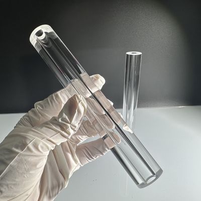 Individuell angepasste Al2O3 Einkristallsafirröhre für 99,999% hohe Reinheit