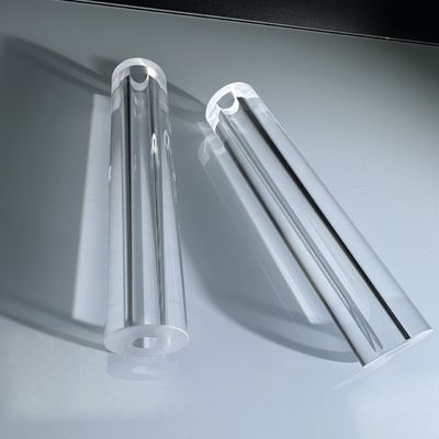 Präzisionsgefertigte Saphirröhren Rohre Transparente Festigkeit für hohe Temperaturen