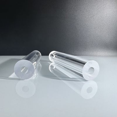 Präzisionsgefertigte Saphirröhren Rohre Transparente Festigkeit für hohe Temperaturen