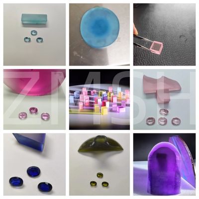 Korall / Rose Pink Saphir Roh / Roughgem Kristall Labor gemacht für Schmuck Accessoires