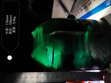 Grüne einzelner Kristall-kundengebundene Größe des Saphir-Kristall-Uhrgehäuse-Al2O3