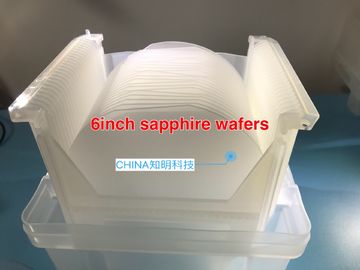 150mm 6 Zoll-Saphir-Substrat Al2O3 DSP Ssp 1.0mmt für geführtes PSS besonders angefertigt