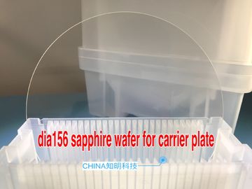 Al2O3 6Inch Sapphire Wafer DSP mit Kerbe kundengebundenem Saphirfenster der Stärke-hohen Präzision