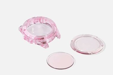 Rosa blauer Farbsaphir-Kristall-Uhrglas-Ersatz kundengebundene Größe