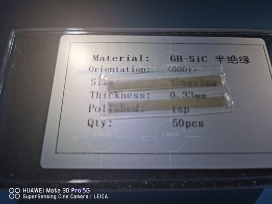 9,4 Härte optischer sic Chips Silicon Carbon Wafers