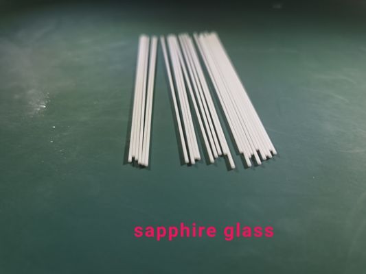 Ultra-feines dünnes dia1.0mm 0.6mm Al2o3 keramische Sapphire Glass Rod Stick hüllte Oberfläche ein
