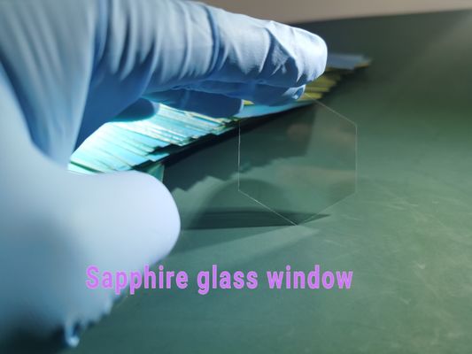 Stärke-Sapphire Optical Window Wafer Chemical-Widerstand des Polygon-100um