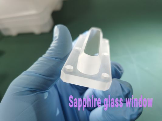 Ausrüstungs-Beobachtung Sapphire Glass Window mit Schritt-Loch