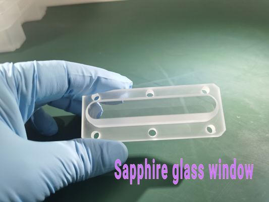 Ausrüstungs-Beobachtung Sapphire Glass Window mit Schritt-Loch