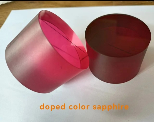 Bunter Ruby Doped Sapphire Crystal Materials-F.E./Ti/Cr