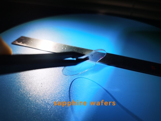 Monokristalline synthetische Sapphire Optical Windows Glass DSP fertigte besonders an