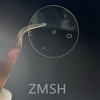 Customized Saphir Fenster Wafer, 2 Zoll Kreis Löcher für medizinische und optische Verwendung