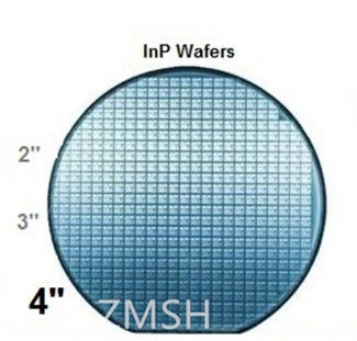 3 Zoll InP Indium-Phosphid-Substrat N-Typ Halbleiter VGF-Wachstumsmethode 111 100 Ausrichtung