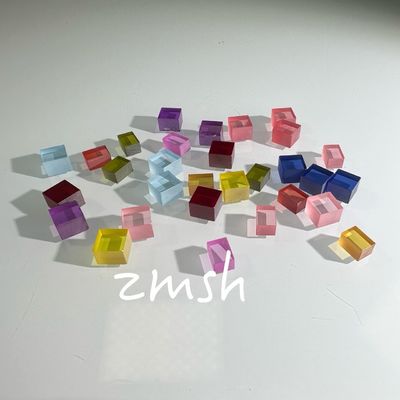 Künstlicher Anbau Doped Farbe Saphir AL2O3 kundenspezifische CZ-Methode Rubin Blau Padparadscha