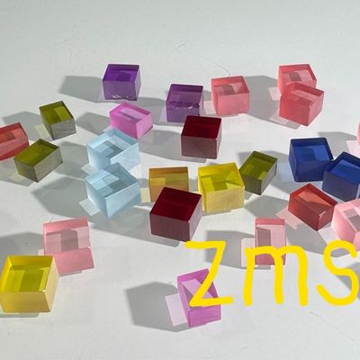 Künstlicher Anbau Doped Farbe Saphir AL2O3 kundenspezifische CZ-Methode Rubin Blau Padparadscha