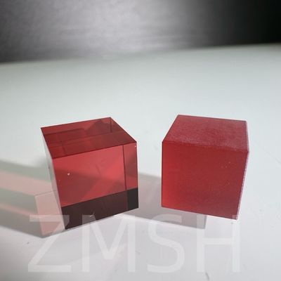 Künstlicher Anbau Doped Farbe Saphir AL2O3 kundenspezifische CZ-Methode Rubin Blau Padparadscha