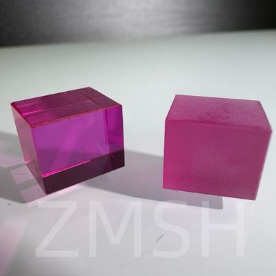 Künstlicher Anbau Doped Farbe Saphir AL2O3 kundenspezifische CZ-Methode Rubin Blau Padparadscha