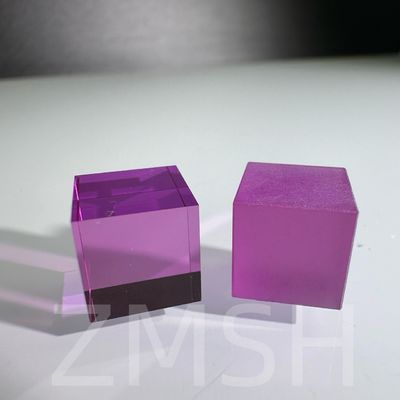 Künstlicher Anbau Doped Farbe Saphir AL2O3 kundenspezifische CZ-Methode Rubin Blau Padparadscha