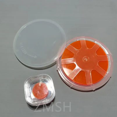 GaP Wafer 2 Zoll N Typ Nicht-Doped S Doped 100 DSP SSP CZ Hohe Reinheit 5N 99,999%
