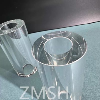 Saphirröhre OD50mm ID25.4mm Länge 100mm AL2O3 C-Achse KY Methode Mohs 9.0 Anpassung