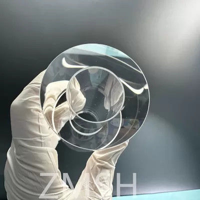 Saphirröhre OD50mm ID25.4mm Länge 100mm AL2O3 C-Achse KY Methode Mohs 9.0 Anpassung
