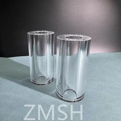 Saphirröhre OD50mm ID25.4mm Länge 100mm AL2O3 C-Achse KY Methode Mohs 9.0 Anpassung