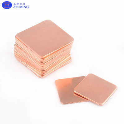 Kupfer-Substrat Einkristall Cu-Wafer 5x5x0.5/lmm 10x10x0.5/1mm 20x20x0.5/1mm a=3.607A