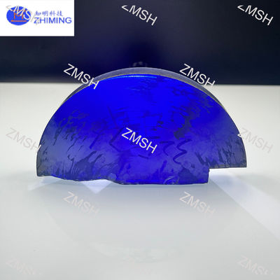 Moissanite Rohstein Edelstein Königlich Blau Synthetisch SiC Monokristall Mohs-Härte 9,25 Rohstoffe für Schmuck