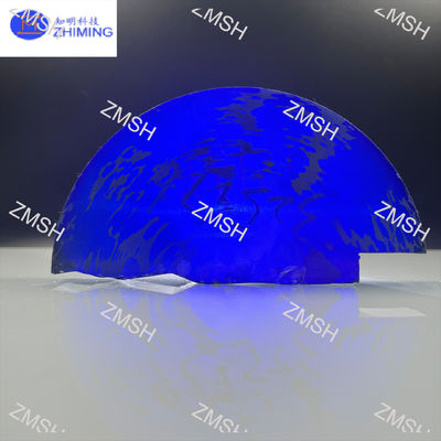 Moissanite Rohstein Edelstein Königlich Blau Synthetisch SiC Monokristall Mohs-Härte 9,25 Rohstoffe für Schmuck