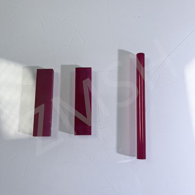 Cr Al2O3 Rubin-Stiel Saphir-Laser Einkristalloptischer Stab