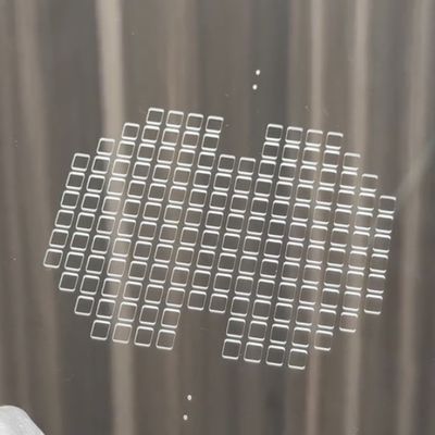 Grünes Licht Nanosekundenglas Laserbohrmaschine Saphirquarzglas BF33