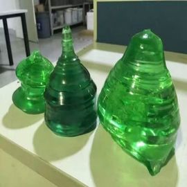 Grünes Laser-Saphir-Kristall-künstliches einzelnes für Uhrglas-kundengebundene Größe