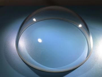 Hemisphären-Saphir-Kristall-Haube optisches 150mm 76mm 50mm poliert besonders angefertigt