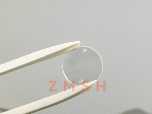 Kundengebundene Stärke Größen-Sapphire Optical Windows 2mm mit Loch