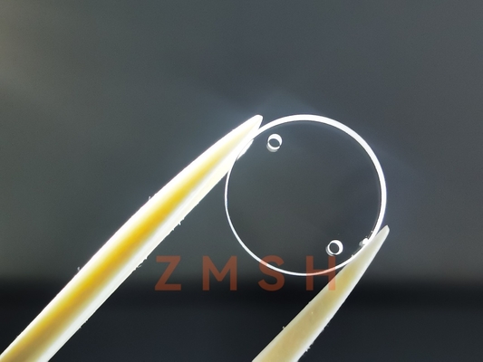 Kundengebundene Stärke Größen-Sapphire Optical Windows 2mm mit Loch