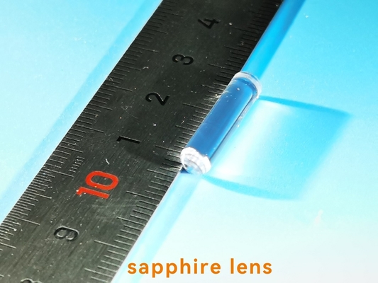 Alle Oberflächen- Polier-Sapphire Optical Windows Crylinder Rod-Linse mit Kolben-Stock