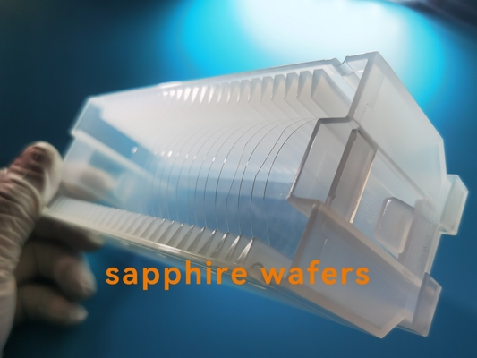 Optische Beförderung DSP/SSP Dia50.8mm Thic100+/-15um Sapphire Wafer Sapphire Window High