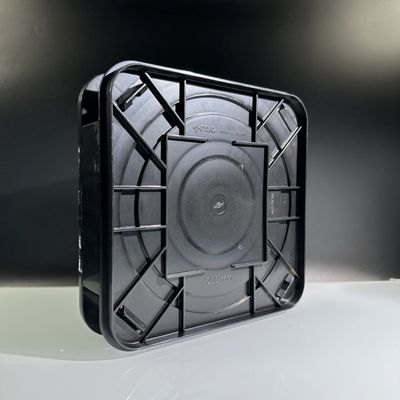 Guter Preis Polypropylen-multi Oblaten-Kasten-Silikon-Fördermaschinen-Behälter-Kasten-dunkle Farbe 4inch 6inch 8inch Online