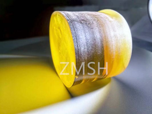 Guter Preis Goldene künstliche Saphir roher Edelstein Mohs-Härte Skala 9 Kristall für Schmuck Online