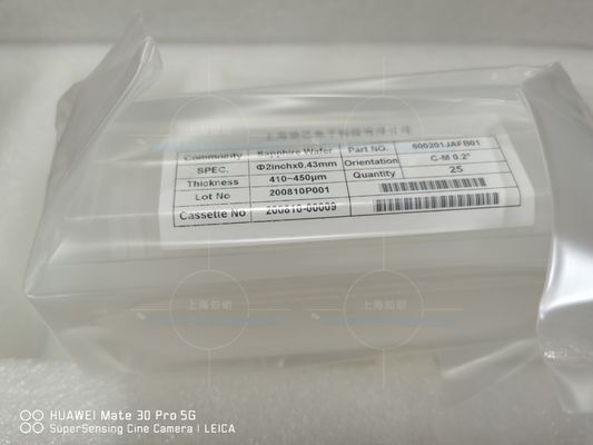 Guter Preis Achsen-Substrat-Grad Sapphire Wafer 430um optischer C Online