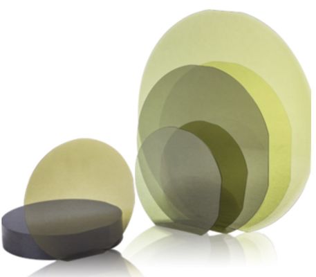 Guter Preis Polierte 100mm SIC Epitaxial- Stärke der Silikon-Karbid-Oblaten-1mm für Barren-Wachstum Online