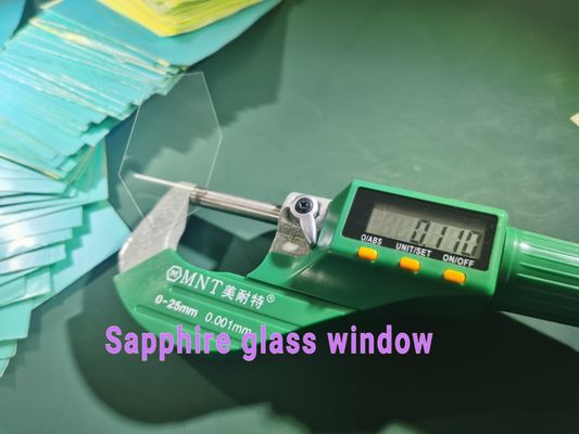 Guter Preis Stärke-Sapphire Optical Window Wafer Chemical-Widerstand des Polygon-100um Online