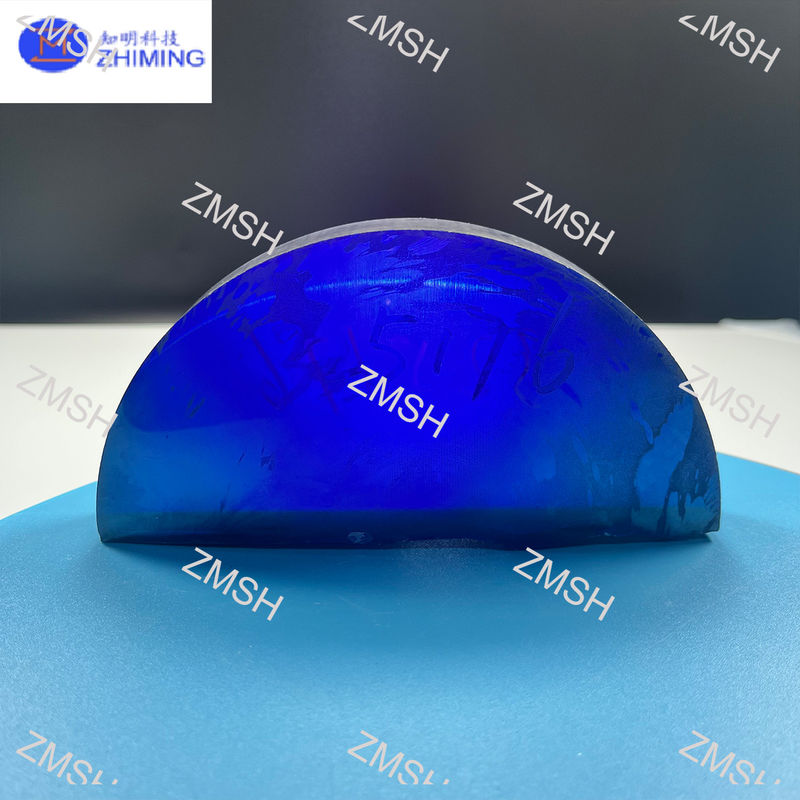 Moissanite Rohstein Edelstein Königlich Blau Synthetisch SiC Monokristall Mohs-Härte 9,25 Rohstoffe für Schmuck