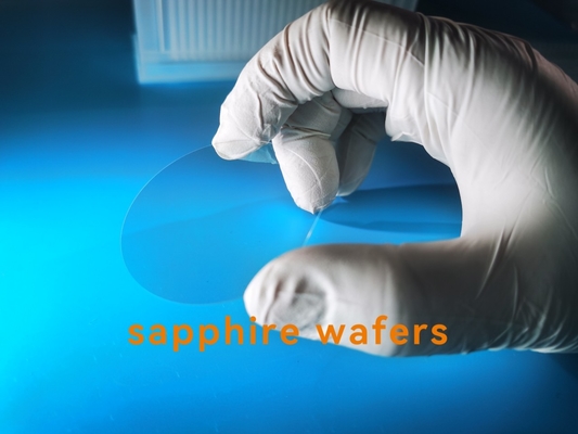 Guter Preis Grad M Plane 2inch 4inch 6inch Sapphire Wafer Substrate Single Crystal C Miscut A Online