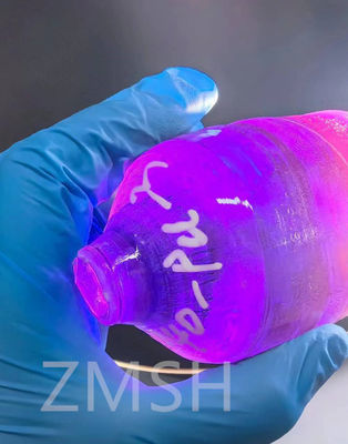 Guter Preis Künstliche Violet Lila Rohsafir Al2O3 Edelstein für Dekoration Ohrring Halskette Online