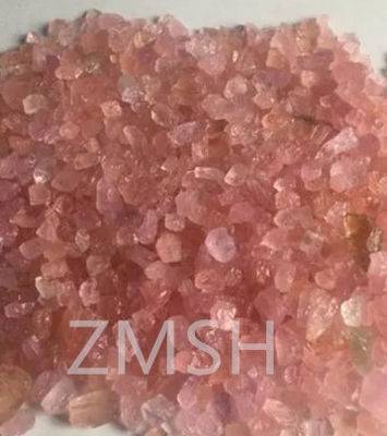 Guter Preis Pfirsichrosa Synthetischer Rohstein mit Mohs-Härte 9 Anpassung für Schmuck Online