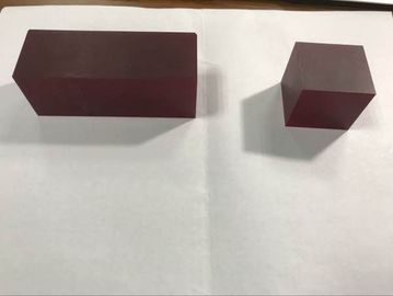 Guter Preis roter des Laser-36x36x60mmt kundengebundene Größe Saphir-Kristall-Cr3+Doped des Cr-Al2O3 Block Online