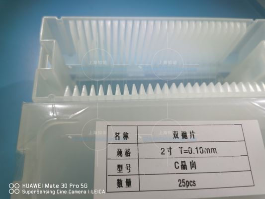 Guter Preis 2 Stärke DSP 0.1mm Sapphire Substrate des Zoll-100um Online