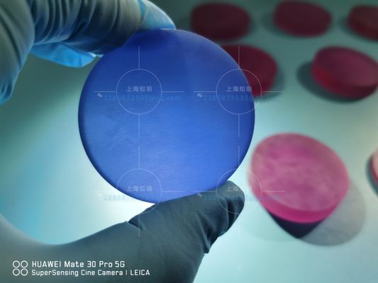 Guter Preis Chemiefasergewebe Al2o3 färbte lackierten Laser Sapphire Crystal Online